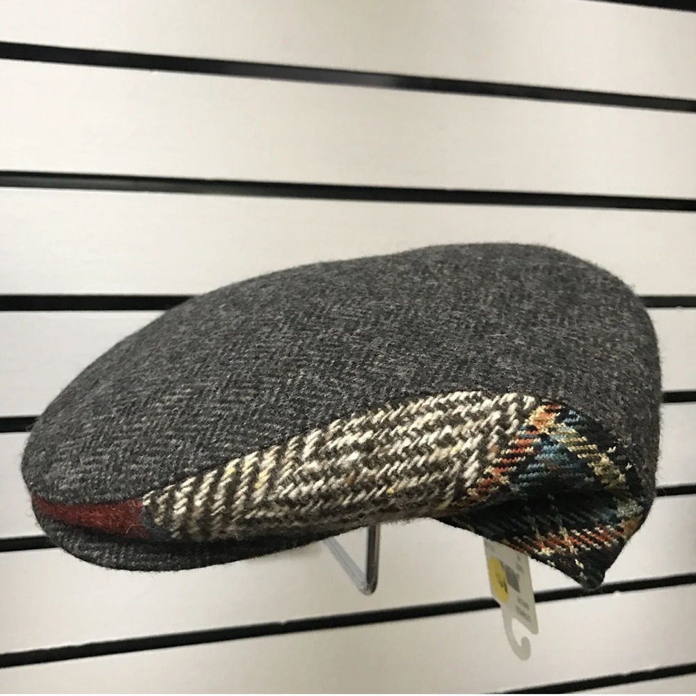 New classic Gray Tweed Flat Cap XL